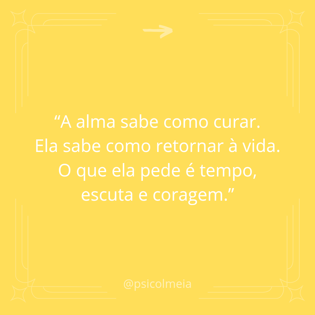 Publicação em destaque no Instagram de Mariana Pettená sobre psicologia analítica
